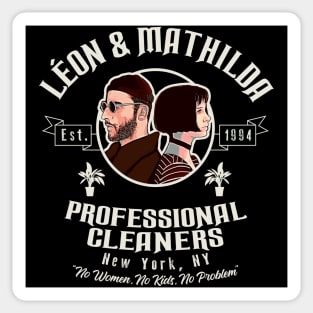 Leon & Mathilda Professional Cleaners Sticker